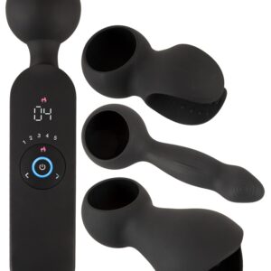 Wibrator Różdżkowy z 3 Nasadkami Couples Choice