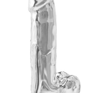 Dildo Get Real 7" Przezroczyste  z Jądrami Toyjoy