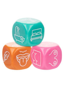 Zdjęcie produktu - Kostki do Gry Erotycznej Calexotics Naughty Bits Roll With It Icon-Based Sex