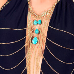 Zdjęcie produktu - Łańcuszek Body Chain CR-3998, Kolor: Złoty