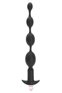 Zdjęcie produktu - Wibrujące Koraliki Analne Vibrating Progressive Beads Black
