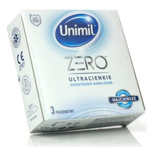 Prezerwatywy Unimil Zero Box 3