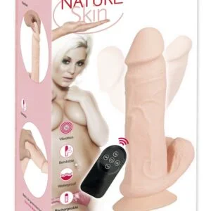 Zdjęcie produktu - Nature Skin Bendable Rc Wibrator z Jądrami