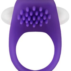 Kolorowy Wibrujący Pierścień Erekcyjny Fioletowy