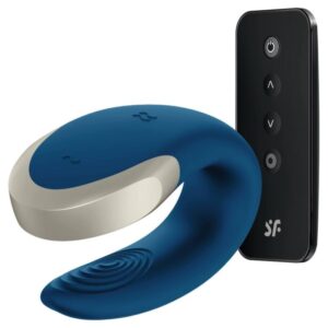 Zdjęcie produktu - Wibrator Dla Par Satisfyer Double Love Luxury Blue