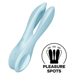 Zdjęcie produktu - Wibrator Satisfyer Threesome 1 Niebieski