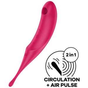 Zdjęcie produktu - Wibrator Satisfyer Twirling Pro Czerwony