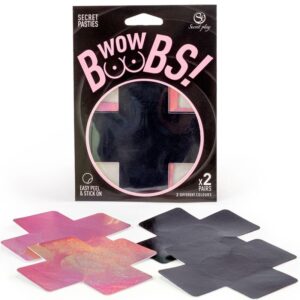 Zdjęcie produktu - Nakładki na Sutki W Kształcie Krzyżyka Secret Play Wow Boobs!
