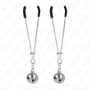 Zdjęcie produktu - Kink – Cienkie Zaciski na Sutki, Srebrne, 7 cm