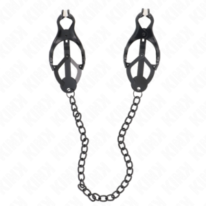 Zdjęcie produktu - Kink – Zaciski na Sumki Japonskiej z Lancuchem Czarne 30 cm