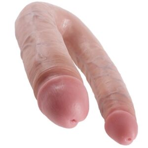 Zdjęcie produktu - Dildo King Cock Double Trouble 18 cm cieliste