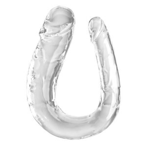 Zdjęcie produktu - Dildo King Cock Double Trouble 44 cm przezroczysty