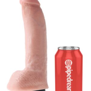 Dildo Realistyczne z Wytryskiem Pipedream King-Cock 9''/23cm - obrazek 2