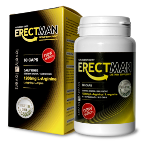 Zdjęcie produktu - Kapsułki na erekcję  LL ERECTMAN new edition-60 kaps