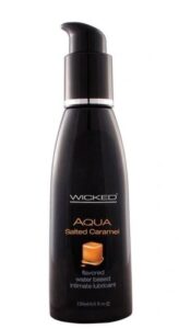 Zdjęcie produktu - Lubrykant smakowy Wicked Aqua Salted Caramel 120 ml