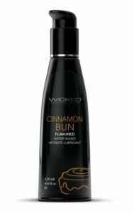 Zdjęcie produktu - Lubrykant smakowy Wicked Aqua Cinnamon Bun 120 ml